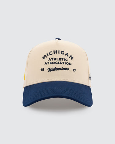 Athletic Association | Wolverines - Navy & Natural - College Hats
