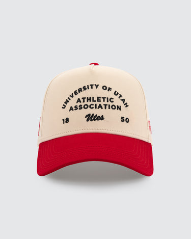 Athletic Association | Utes - Crimson & Natural - College Hats