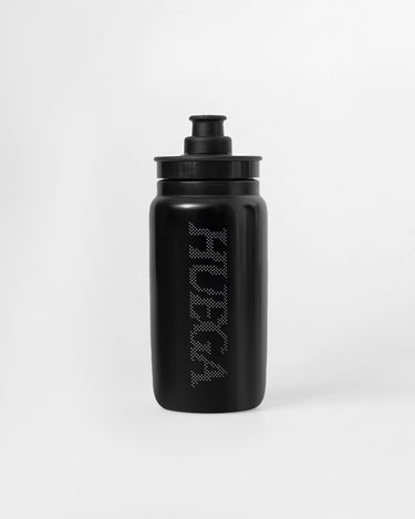 Black Huega House water bottle for training and working out everyday essential - front view