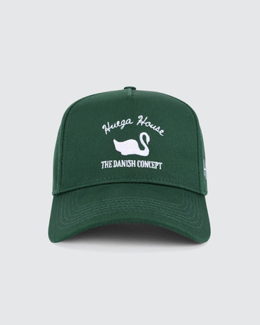 Vintage Swan | Forest Green Hat - Hats