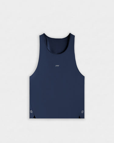 Men’s Microgrid Run Tank | Navy -Performance Top