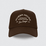 Athletic Association Hat | Brown -High-Profile Hat