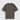Huega House Essential Tee in Dark Gray, front view, smooth brushed cotton tee with tonal logo, standard fit