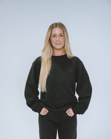 Essential Crewneck | Black - Crewnecks