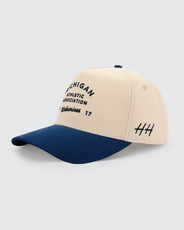 Athletic Association | Wolverines - Navy & Natural - College Hats