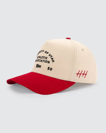 Athletic Association | Utes - Crimson & Natural - College Hats
