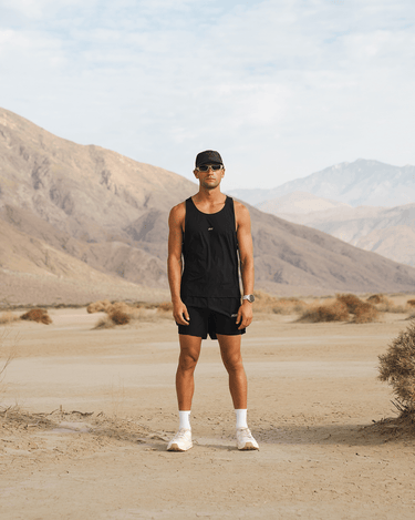 Men’s Microgrid Run Tank | Black -Performance Top