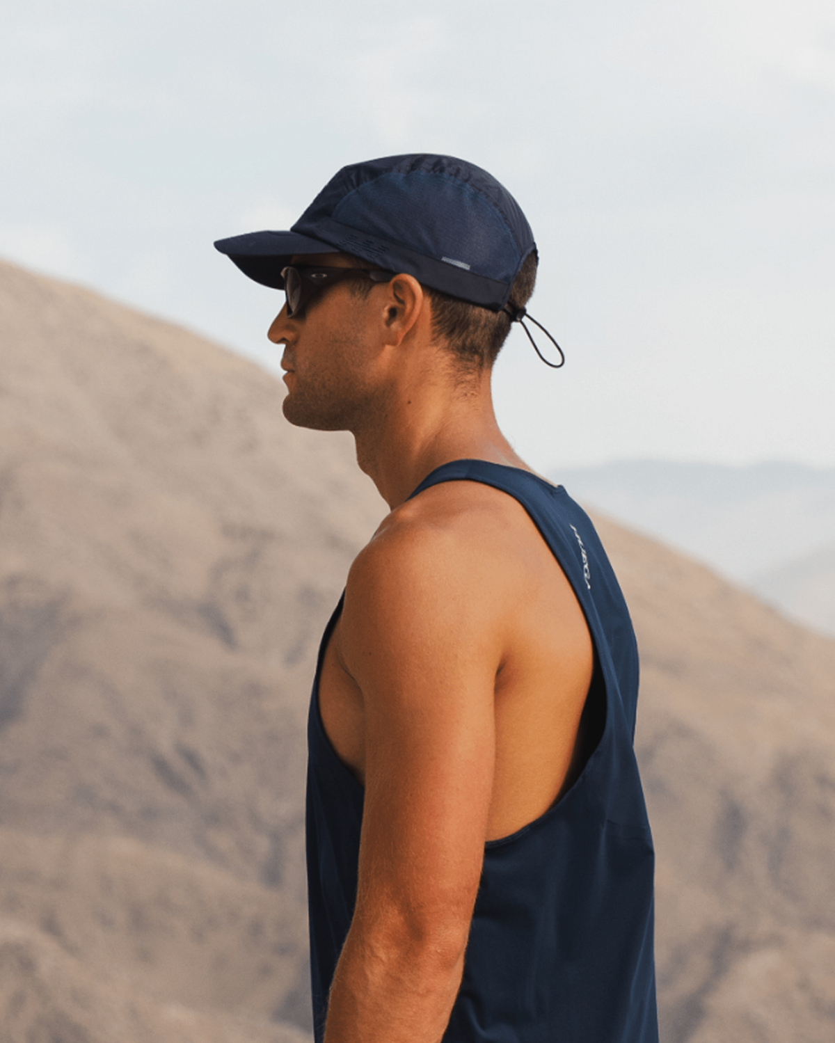 Athletics Stride Nylon Hat | Navy -Nylon Hat