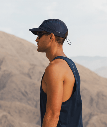 Athletics Stride Nylon Hat | Navy -Nylon Hat