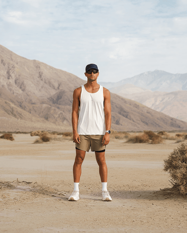Men’s 5” Run Shorts | Taupe -Performance Short