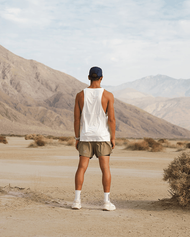 Men’s 5” Run Shorts | Taupe -Performance Short