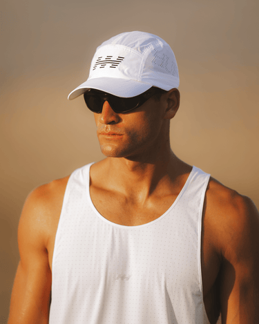 Stride Nylon Hat | White -Nylon Hat
