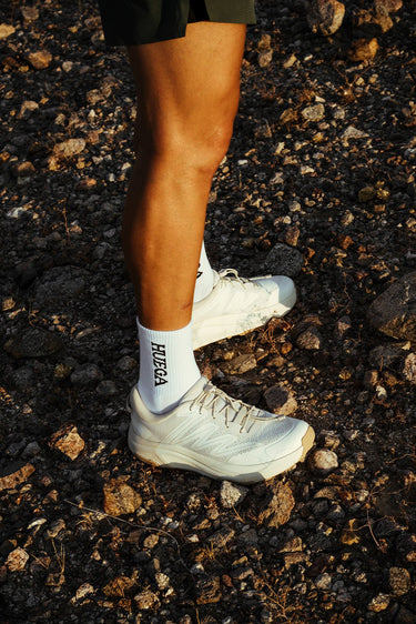 Performance Crew Sock | White & Black -Sock