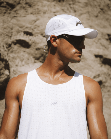 Stride Nylon Hat | White -Nylon Hat