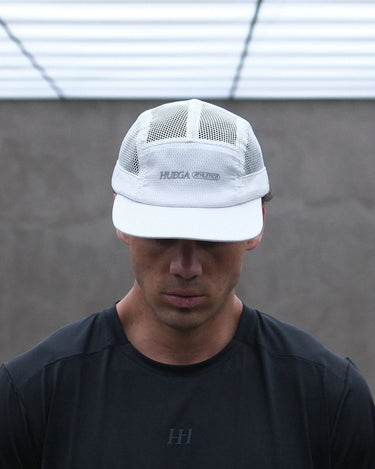 Flow | White Running Hat - Performance Hat