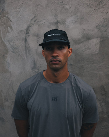Flow | Black Running Hat - Performance Hat