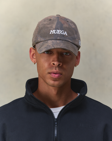 Huega Dad Cap | Worn Brown Camo