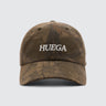 Huega Dad Cap | Worn Brown Camo -Dad Cap