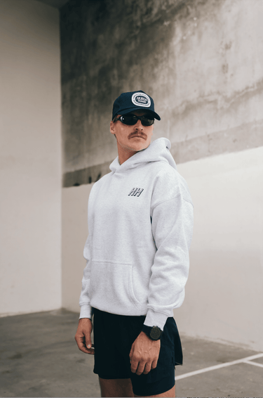Track Hoodie | Heather Grey - Hoodies