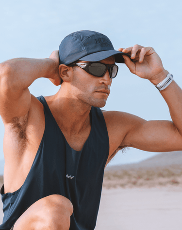 Athletics Stride Nylon Hat | Navy -Nylon Hat