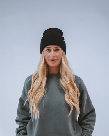 Cuffed Beanie | Black - Beanies
