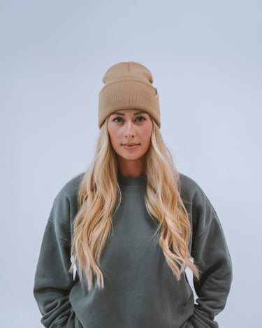 Cuffed Beanie | Camel - Beanies