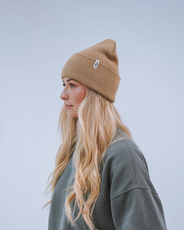 Cuffed Beanie | Camel - Beanies