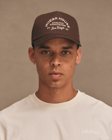 Athletic Association Hat | Brown -High-Profile Hat