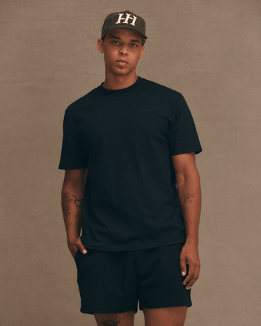 Essential Tee | Black -Lifestyle Top