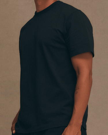 Essential Tee | Black -Lifestyle Top