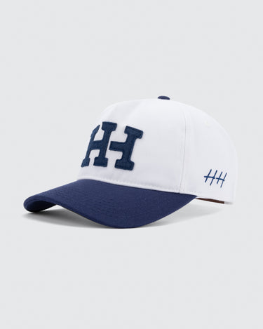 Letterman | Navy Blue & White Hat - Hats