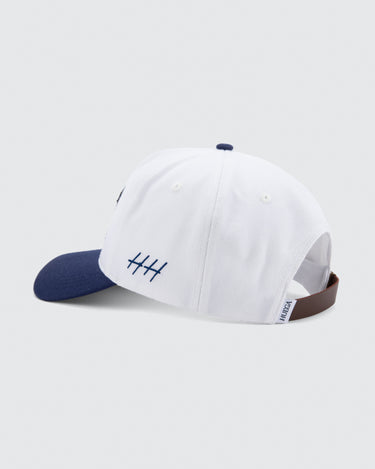 Letterman | Navy Blue & White Hat - Hats