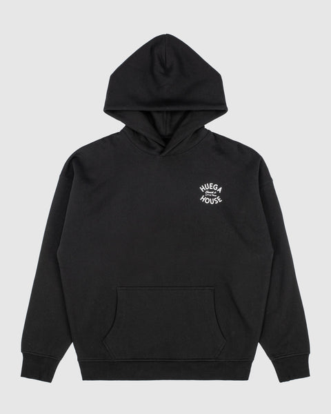 ★HOODHOOD★ Signature Logo Sweatshirt Black Black Hoodie - Zig-Zag Logo | Zig-Zag
