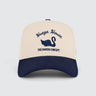 Vintage Swan | Navy & Natural Hat - Hats