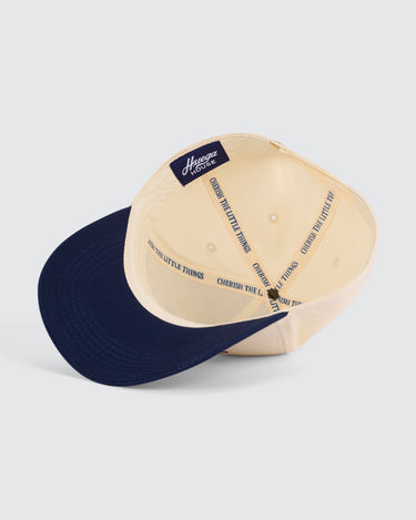Vintage Swan | Navy & Natural Hat - Hats