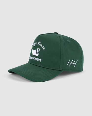 Vintage Swan | Forest Green Hat - Hats