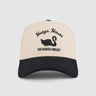 Vintage Swan | Black & Natural Hat - Hats