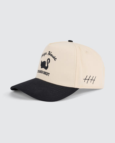 Vintage Swan | Black & Natural Hat - Hats