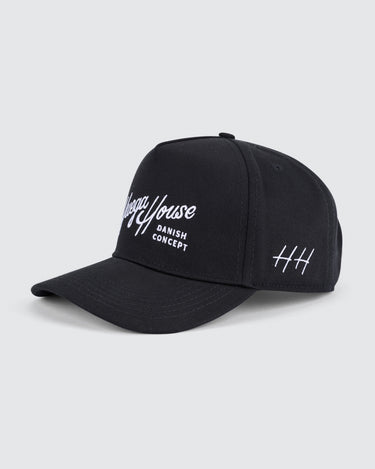 Retro Script | Everyday Black Hat - Hats
