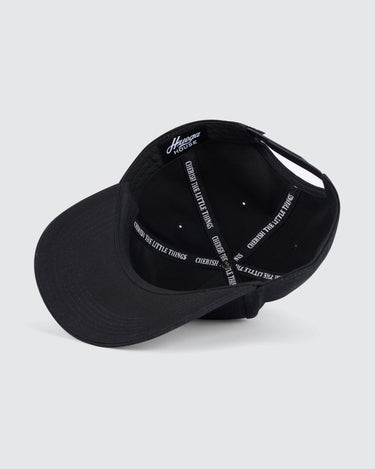 Retro Script | Everyday Black Hat - Hats