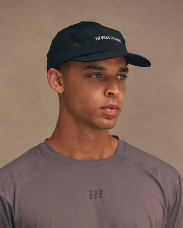 Flow Running Hat | Black -Performance Hat