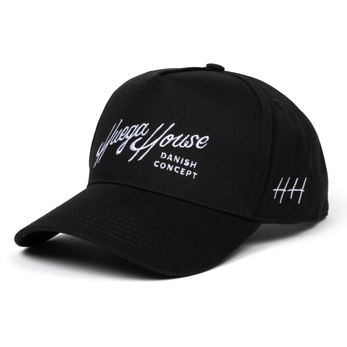Retro Script Everyday Black Hat Huega House